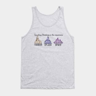 Christmas in the mountains Tank Top